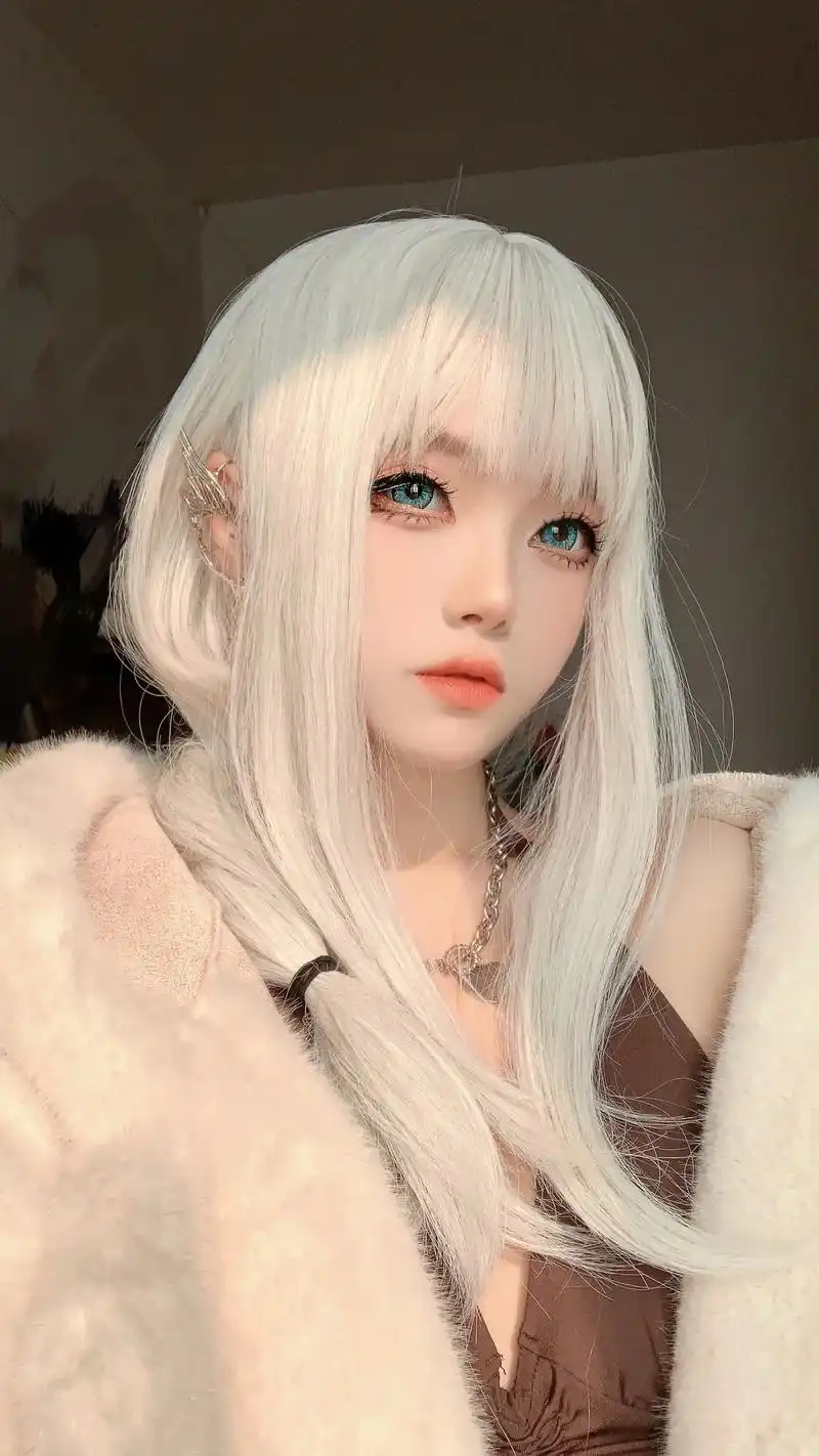 从第几张开始心动.(白毛永远的神)#氛围感 #御萝双修 #反