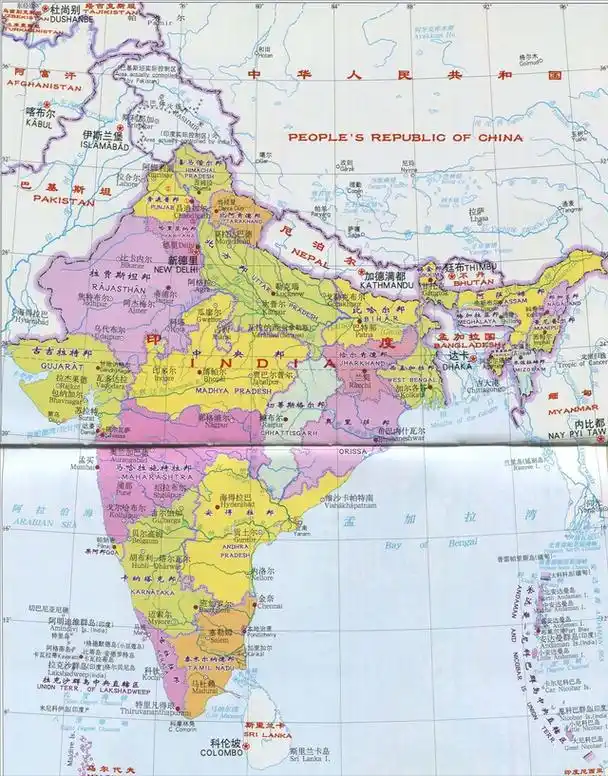 印度东北部爆发内乱,55支军队抵达,收复藏南的时机到了?