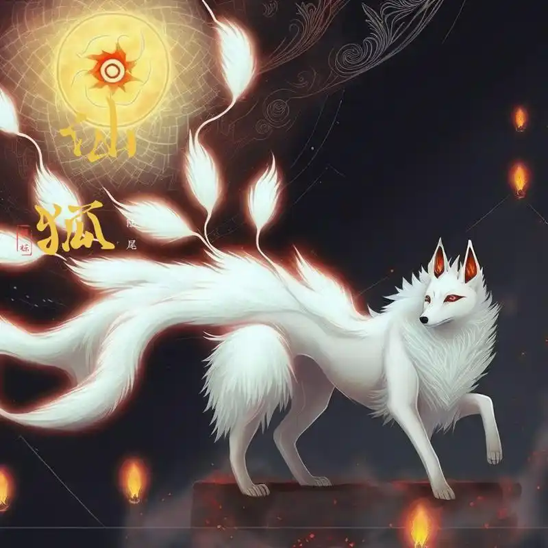 九尾狐的进化之路 九尾狐仙1尾-9尾图片,超级漂亮!