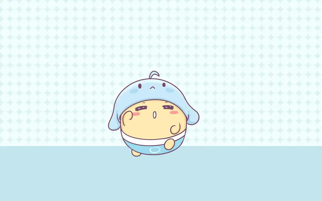 早安软萌鸡蛋卡通壁纸