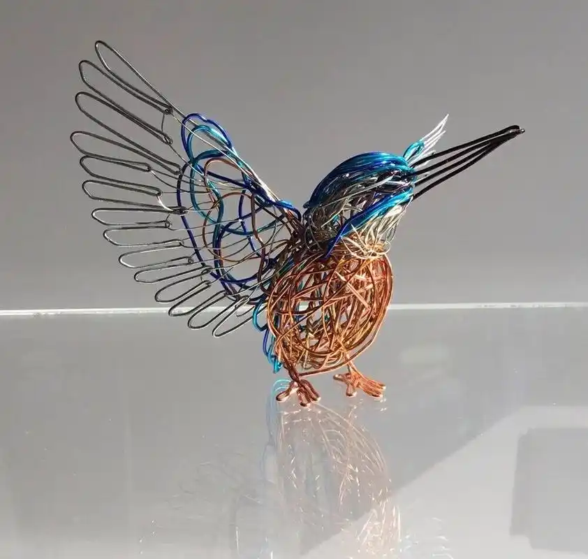 铁丝动物 手工制作的铁丝 铝线小动物