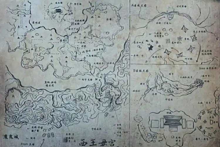 盗墓笔记盗墓图