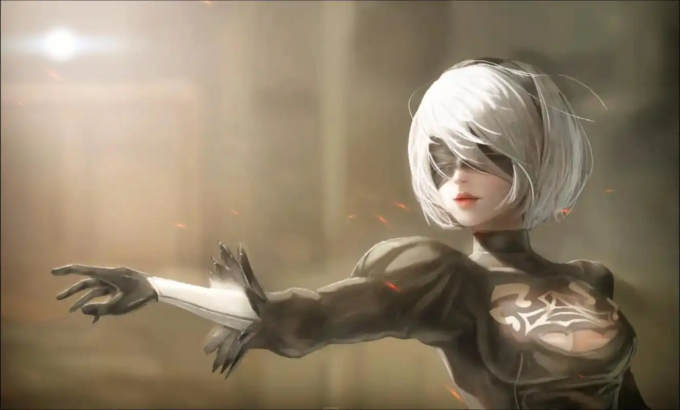 壁纸推荐.1.nier:automata 2b   2.re - 抖音
