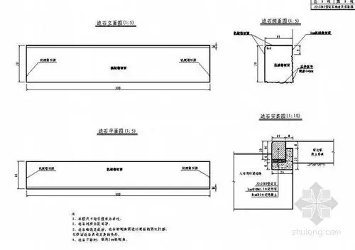 市政住宅小区混凝土道路全套cad设计图纸
