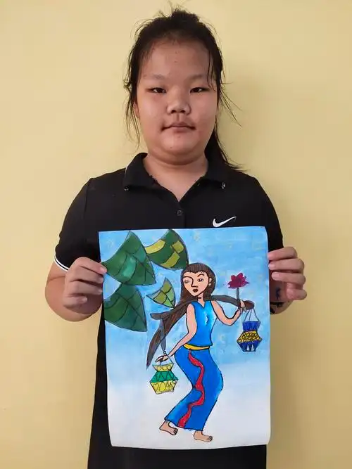 其它 提高班-傣族姑娘 写美篇今天绘画内容不多,但难度较大,人物动态