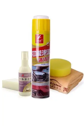 汽车内饰清洗剂多功能 泡沫清洁剂 真皮皮革座椅洗车内室内去污