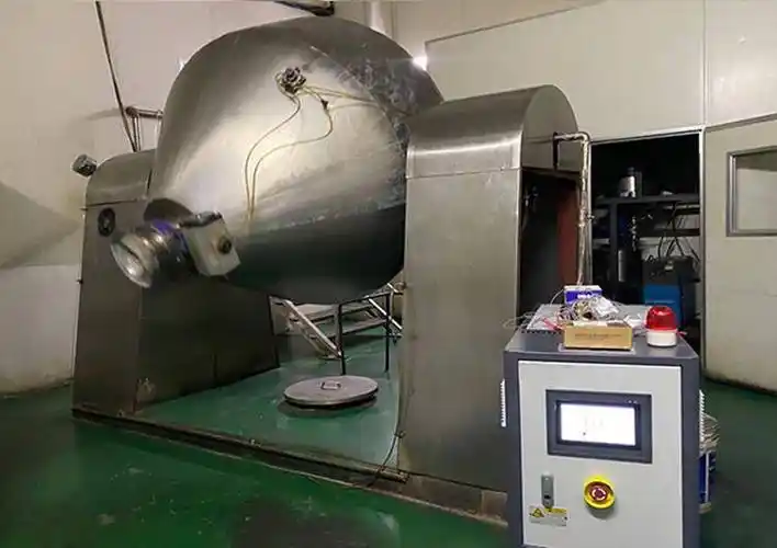 双锥回转真空干燥机盘管控温设备