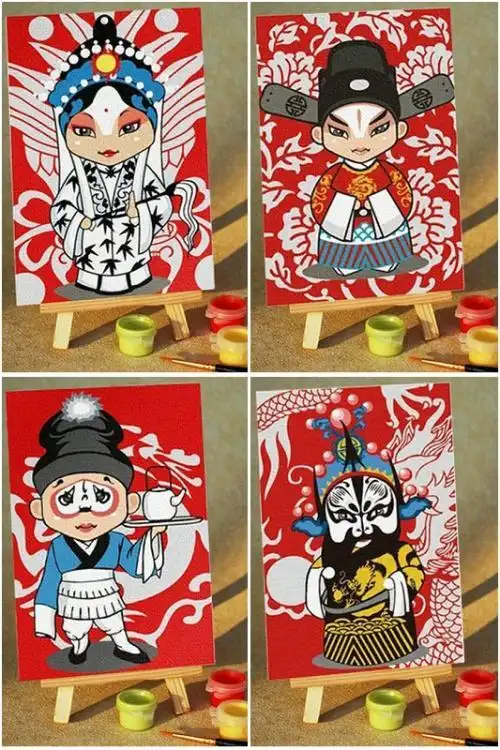 生旦净末丑简笔画图片