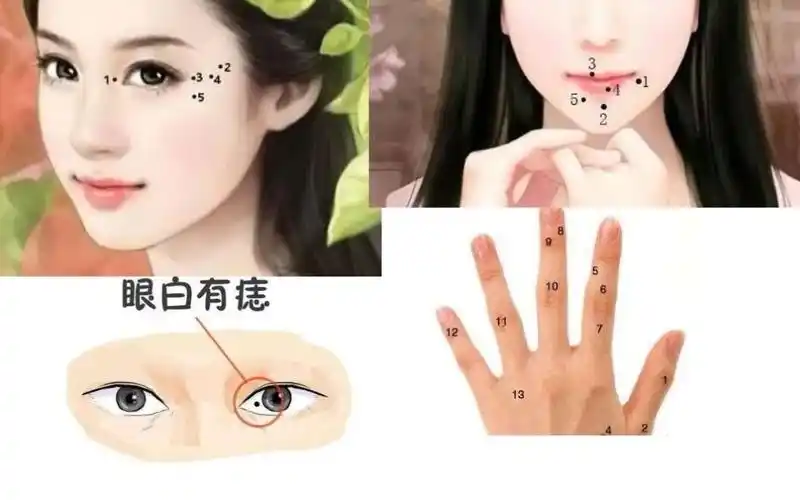 【看相】你的桃花痣长在哪里,决定了你走桃花运还是桃花劫?