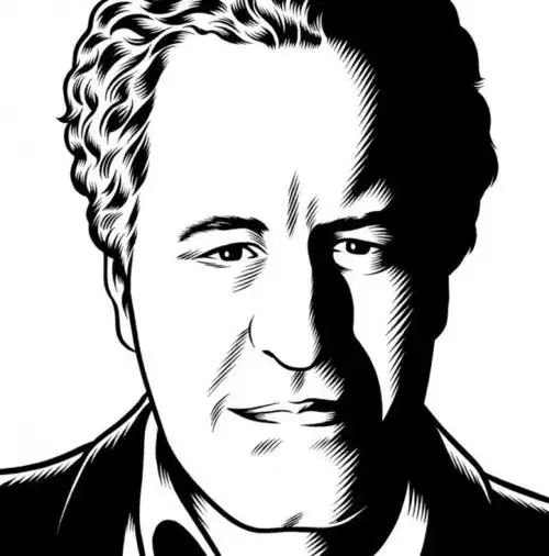 charles burns黑白人物肖像插画(5) - 设计之家#采集大赛