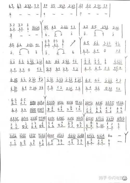 谁有墨韵教主的九九八十一的古筝谱呢