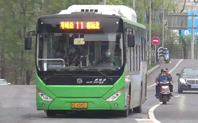 城市公交达州公交11路徐家坝公交首末站火车站公交枢纽站