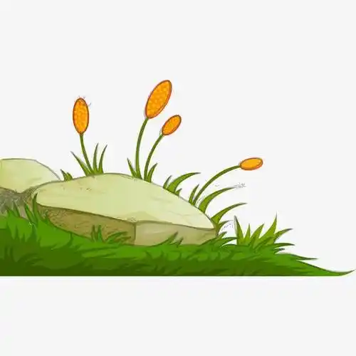 简笔画草地风景图片大全_简笔画画草地的图片可爱卡通草地简笔画