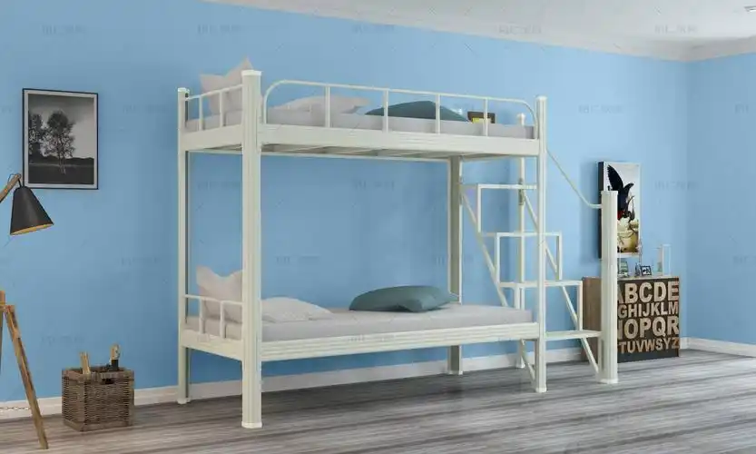 厂家直供双人上下铁床 加厚冷轧钢板坚固耐用的双人上下铁床 包送货