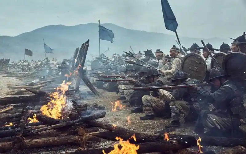 十万清军八旗精锐,猛攻朝鲜山城,韩国古代战争片《南汉山城》《南汉山