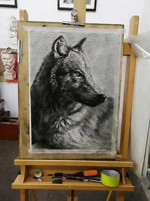 狼|素描|纯艺术|lhylinsa - 原创设计作品 - 站酷 (zcool)