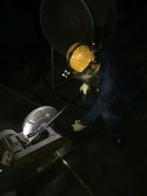 配管走进现场两预之(切割机作业)