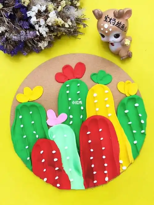 粘土  #超轻粘土  #粘土手工  #粘土教程  #粘贴画  #粘土画  #粘土