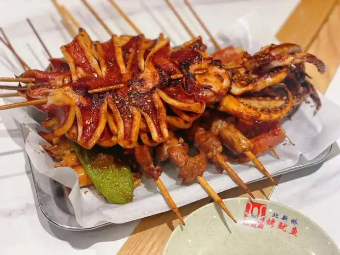 北新桥烤鱿鱼香喷喷的铁板烧大鱿鱼绝了09