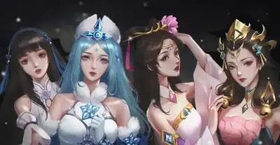 微博:miiiiint航 王者荣耀 四大美女 西施 王昭君 貂蝉 杨玉环