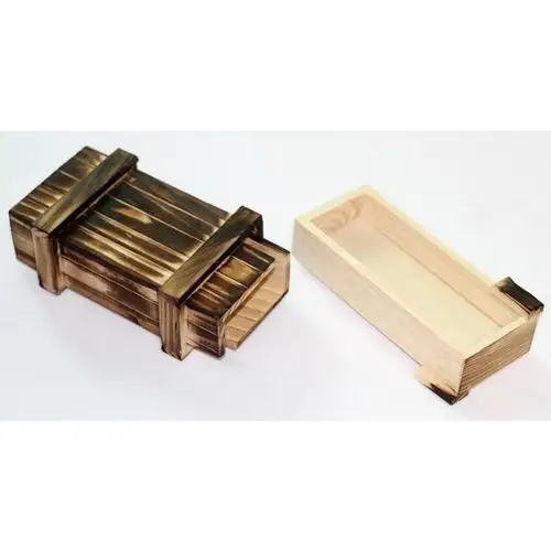 神密机关木盒盒子鲁班锁孔孔明锁木制智力训练解锁