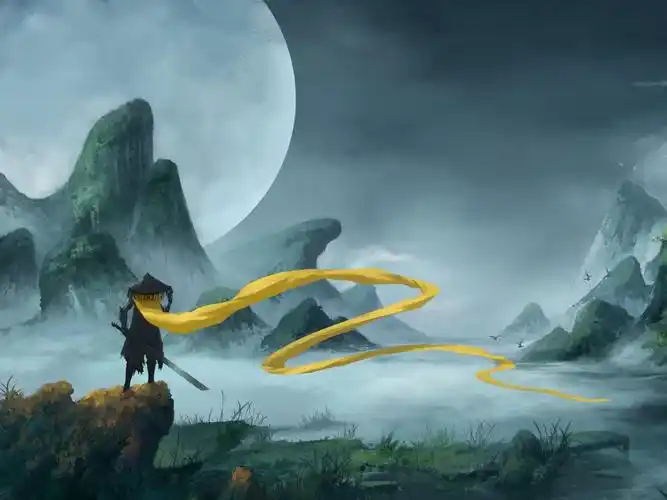 古风侠客暗夜锁甲幻化多图