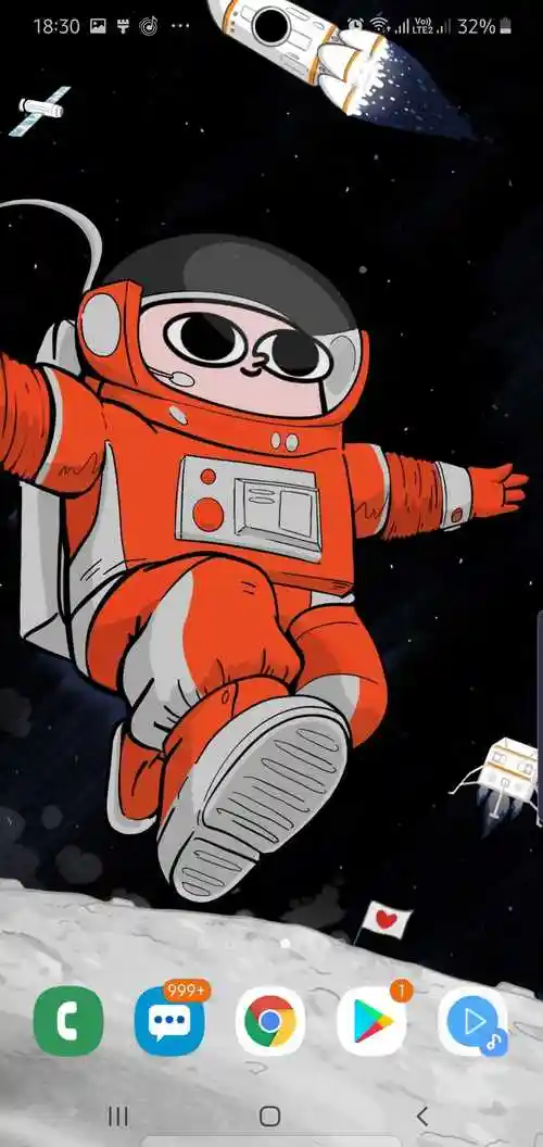 三星推出以太空为主题的galaxy s10,galaxy note 10挖孔壁纸