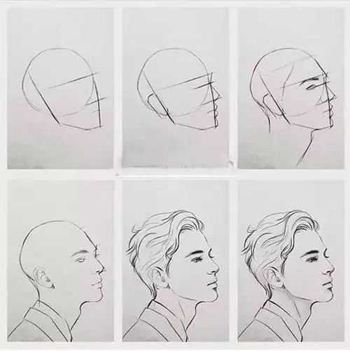 绘画步骤铅笔的温柔|人物素描初学者怎么学画素描人物肖像素描膳