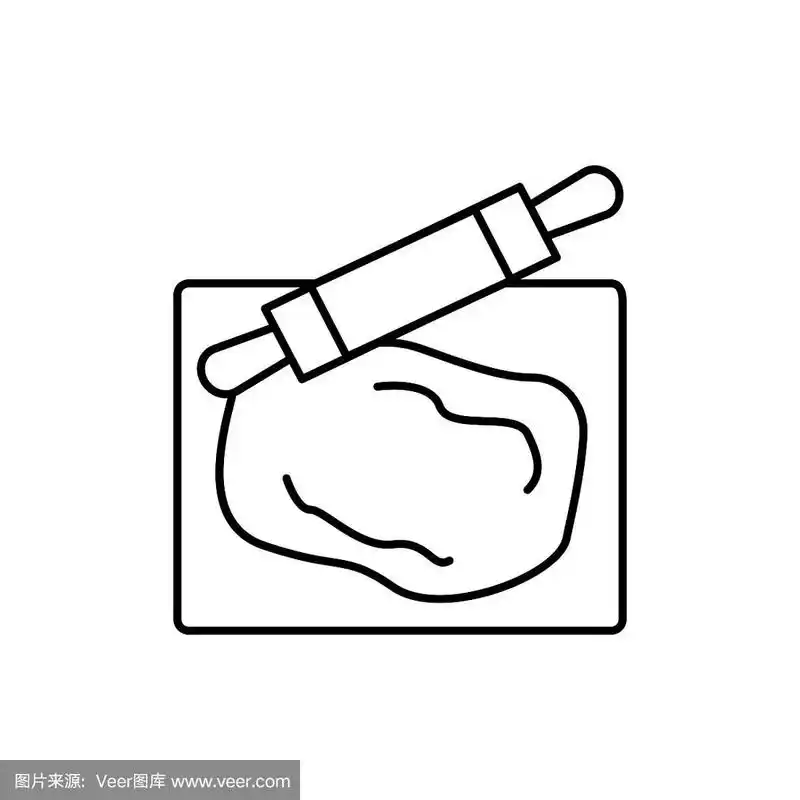 面团擀面杖图标.