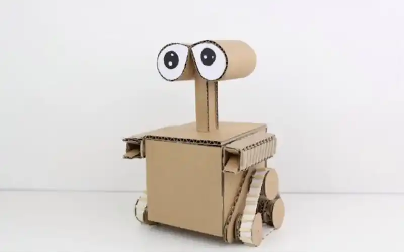 教你如何用硬纸板制作可爱的瓦力机器人