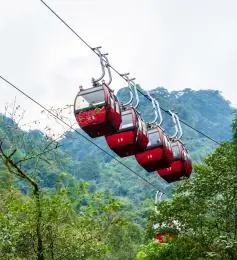 青城山后山缆车 中国四川