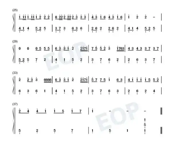 钢琴简谱  #后继者  #适合初学者零基础