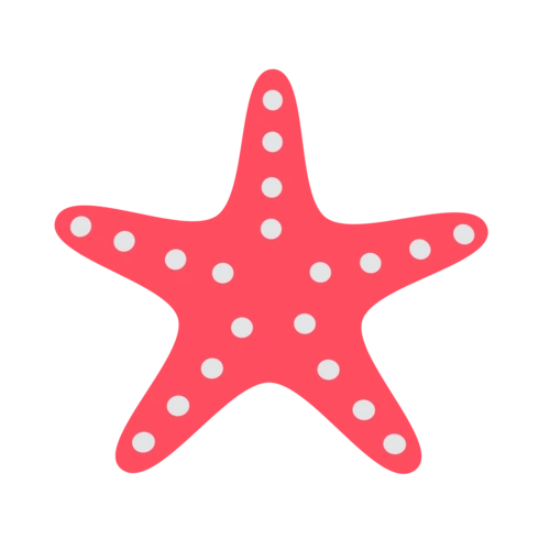 卡通手绘海星