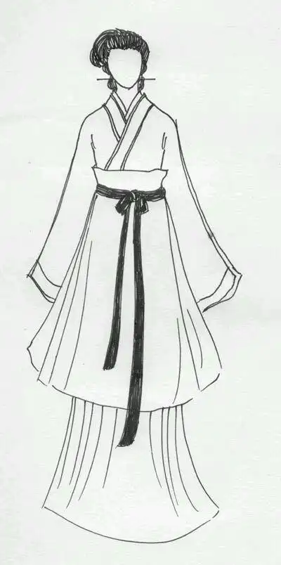 简笔画汉服女装怎么画