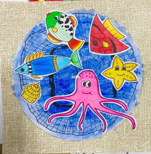 一网好看的鱼创意思维画