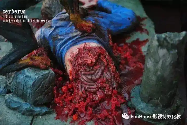 嗜血吃人的zombiedog丧尸犬模型雕塑怪物档案