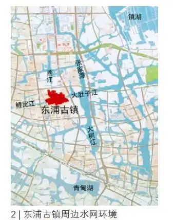 淳朴的古镇风貌,鱼骨状的总体布局