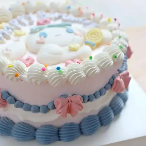 翻糖女神网红玲娜贝儿女孩可爱玉桂小红生日蛋糕新鲜生日蛋糕