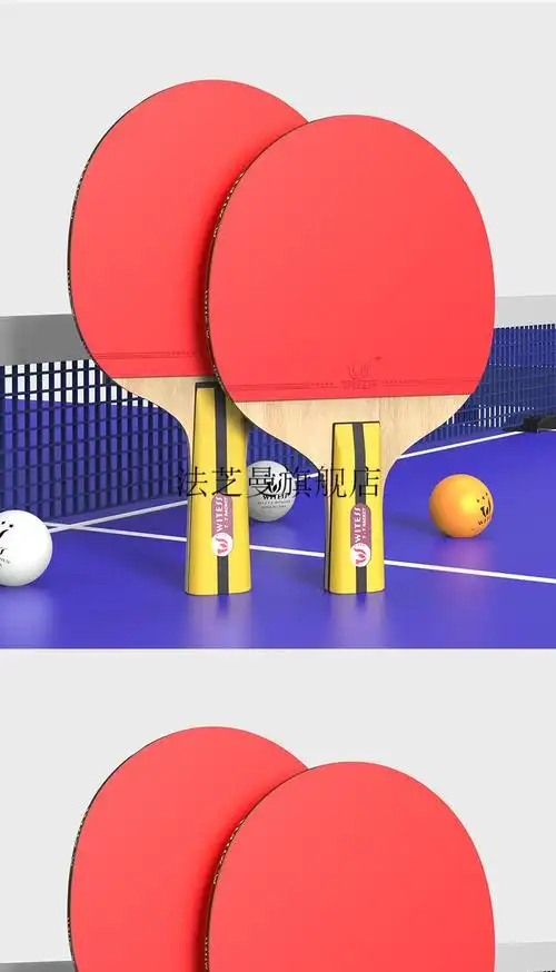 乒乓球拍安格耐特乒乓球拍双单拍儿童小学生初学者兵兵球套装超轻直