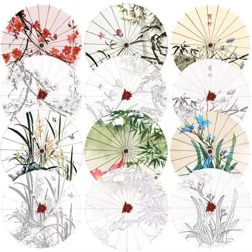 活动预告二十四节气之雨水手绘油纸伞