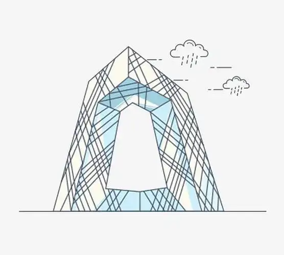 关键词 : 大裤衩,插画,手绘,建筑,中国风,中央电视塔[声明] 觅元素