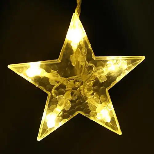 led星星窗帘灯彩灯闪灯串灯满天星星灯主播背景装饰房间卧室婚庆