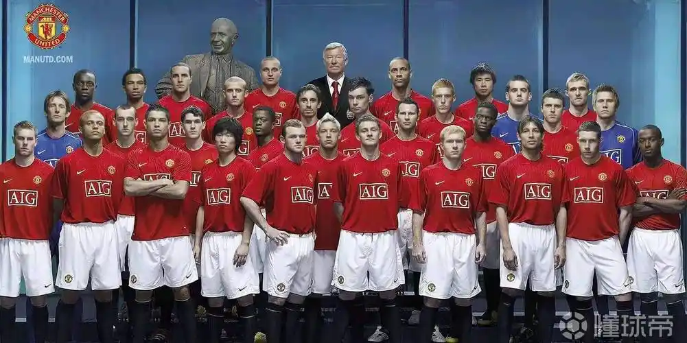 足坛老照片还记得这是哪一个赛季的曼联大合照吗