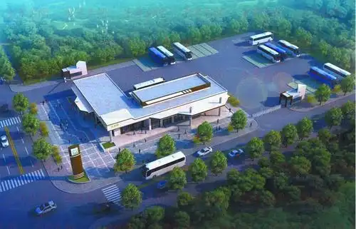 田横镇城乡公交换乘站效果图.