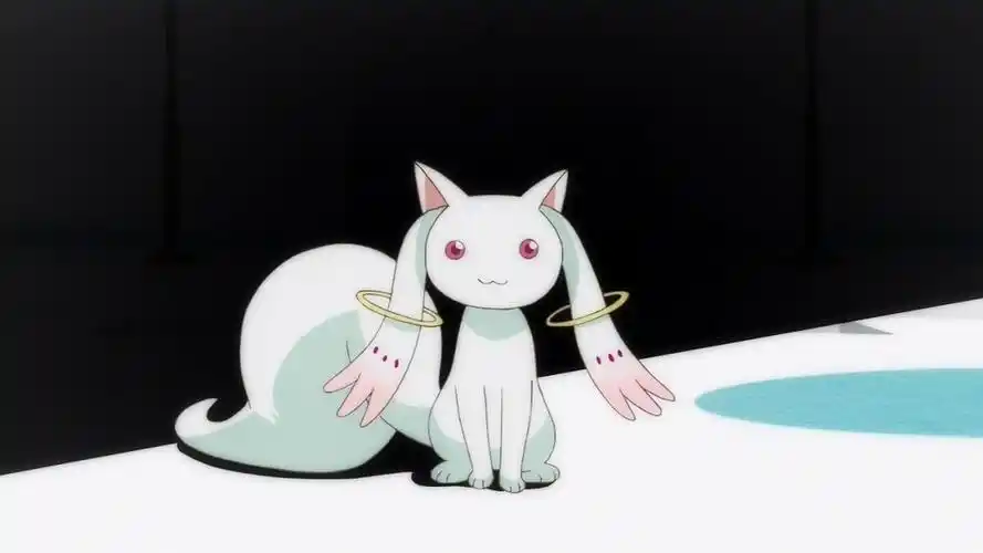 原作是  魔法少女小圆>>里的qb那只兽类.