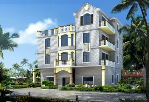 别墅外墙装饰设计效果图