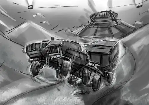 涂个流浪地球运载车草稿 - acfun弹幕视频网 - 认真你就输啦 (?ω?