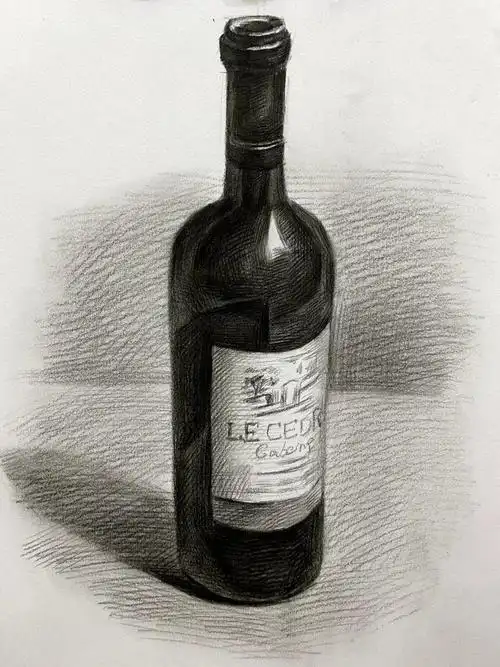 创意素描酒瓶教程:从零开始到完美呈现