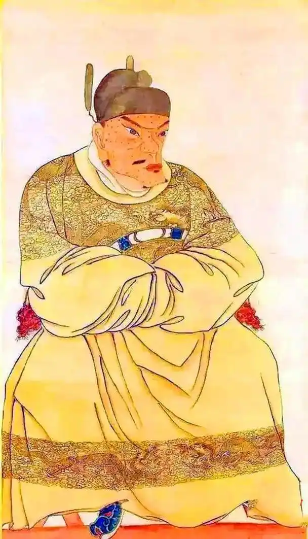 历史上流传的朱元璋画像:被故意丑化,图7才是朱元璋真实容貌