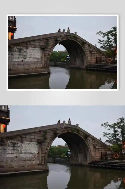 小桥流水温馨唯美图片